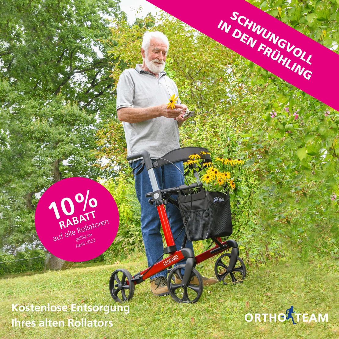 Frühlingsaktion Rollator kaufen
